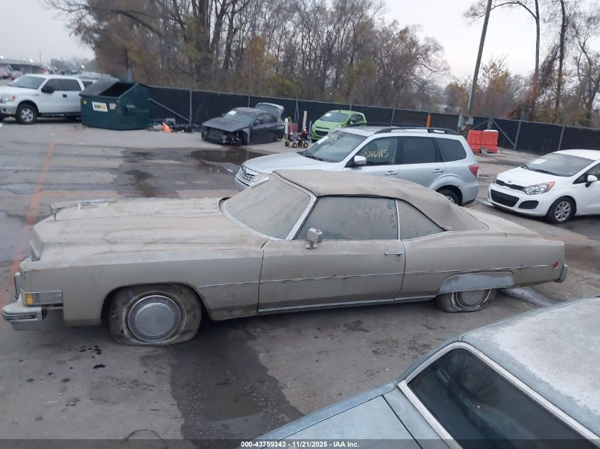 1973 Cadillac Eldorado VIN: 6L67S3Q410528 Lot: 43759343