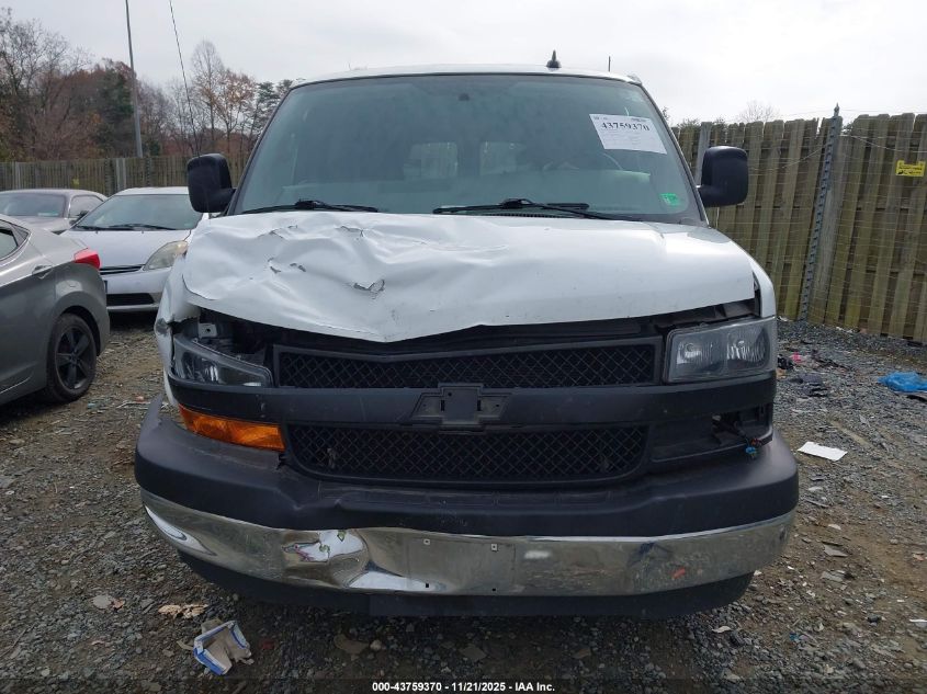 2021 Chevrolet Express Cargo Rwd 2500 Extended Wheelbase Wt VIN: 1GCWGBFPXM1262422 Lot: 43759370