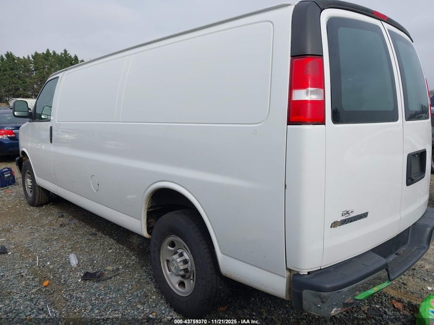 Vin: 1gcwgbfpxm1262422, lot: 44254768, chevrolet express cargo rwd 2500 extended wheelbase wt 20213