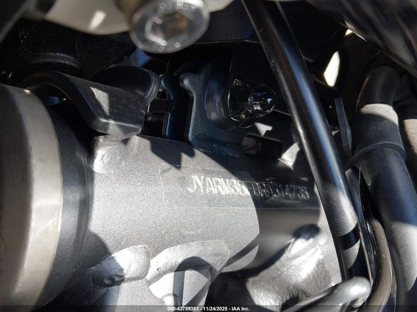2024 Yamaha Yzfr7 VIN: JYARM38E0RA014738 Lot: 43759381
