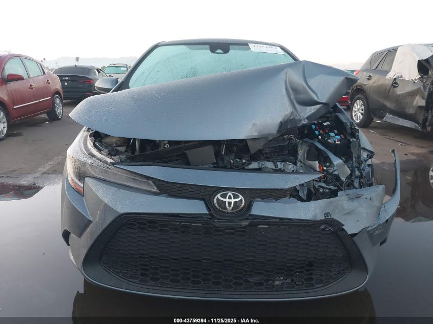 2021 Toyota Corolla Le VIN: JTDEPMAE5MJ172351 Lot: 43759394