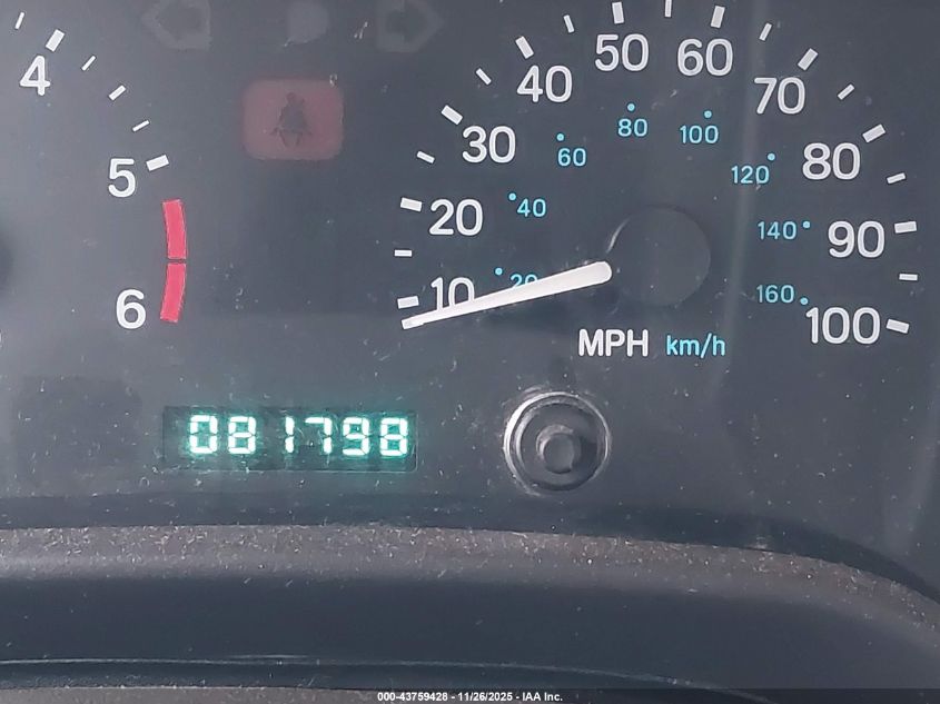 2000 Jeep Wrangler Sport VIN: 1J4FA49S7YP760846 Lot: 43759428