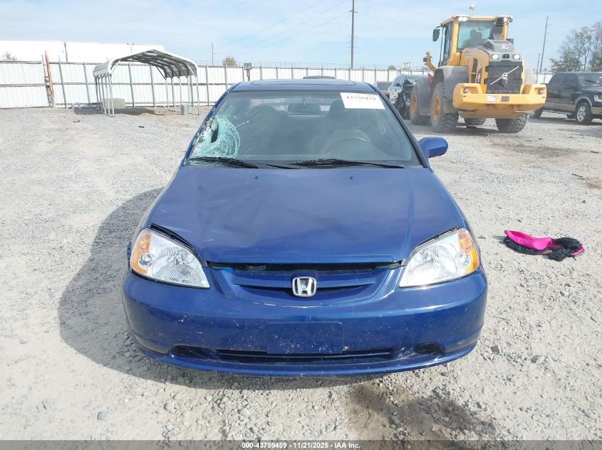 2002 Honda Civic Ex VIN: 1HGEM22982L089109 Lot: 43759459
