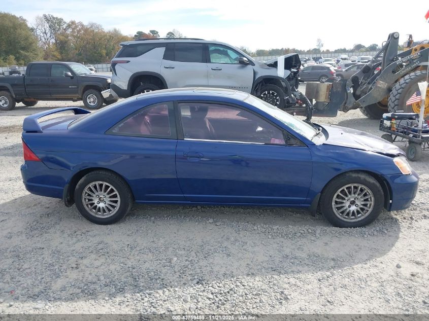 2002 Honda Civic Ex VIN: 1HGEM22982L089109 Lot: 43759459