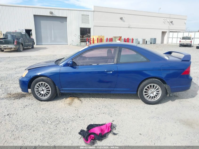 2002 Honda Civic Ex VIN: 1HGEM22982L089109 Lot: 43759459