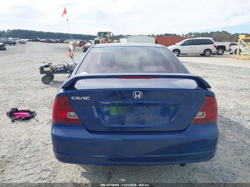 2002 Honda Civic Ex VIN: 1HGEM22982L089109 Lot: 43759459