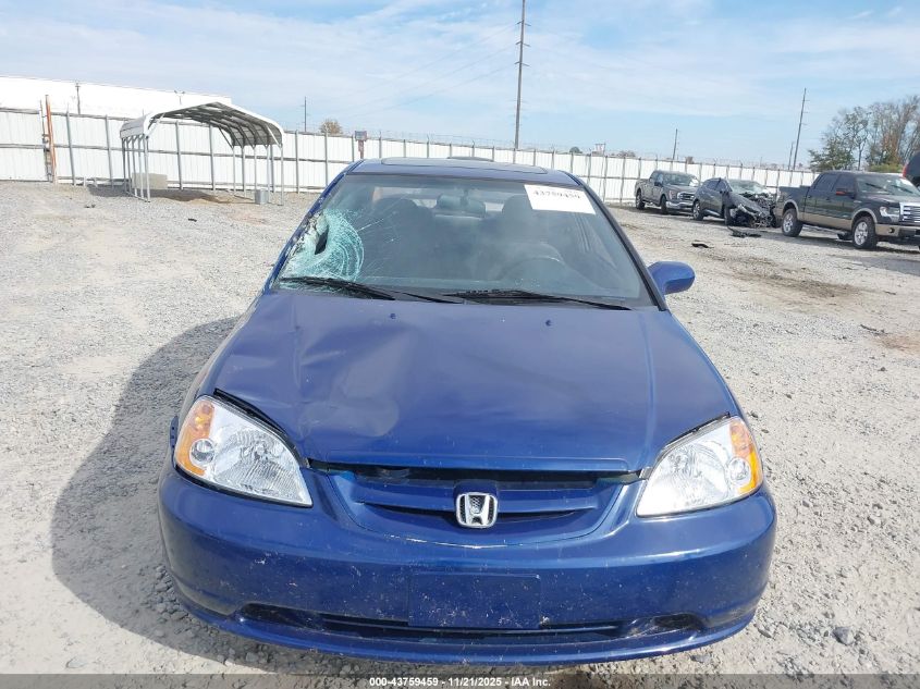 2002 Honda Civic Ex VIN: 1HGEM22982L089109 Lot: 43759459