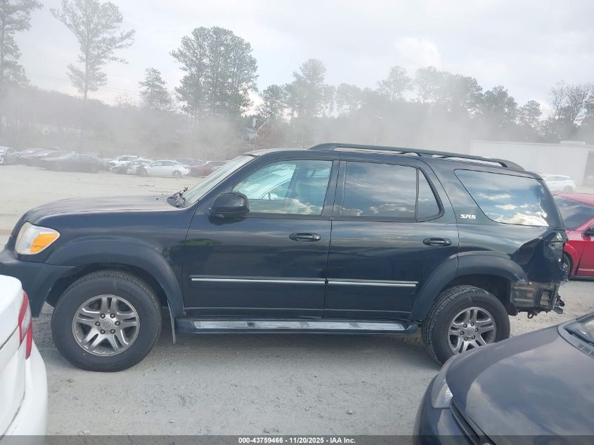 2007 Toyota Sequoia Sr5 V8 VIN: 5TDZT34A87S296749 Lot: 43759466