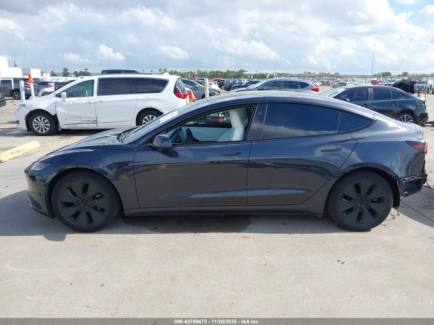 2024 Tesla Model 3 Long Range Dual Motor All-Wheel Drive/Rear-Wheel Drive VIN: 5YJ3E1EA5RF870038 Lot: 43759472