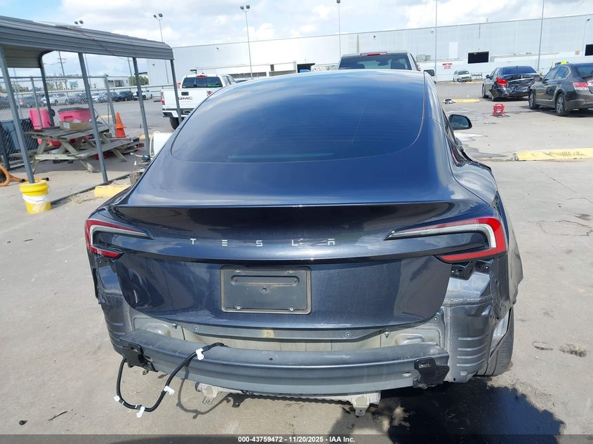 2024 Tesla Model 3 Long Range Dual Motor All-Wheel Drive/Rear-Wheel Drive VIN: 5YJ3E1EA5RF870038 Lot: 43759472