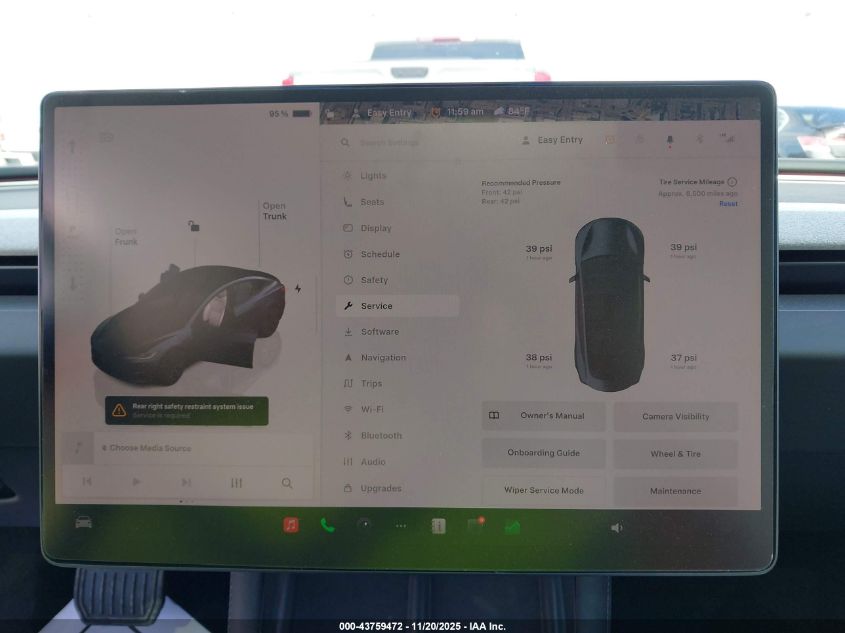 2024 Tesla Model 3 Long Range Dual Motor All-Wheel Drive/Rear-Wheel Drive VIN: 5YJ3E1EA5RF870038 Lot: 43759472