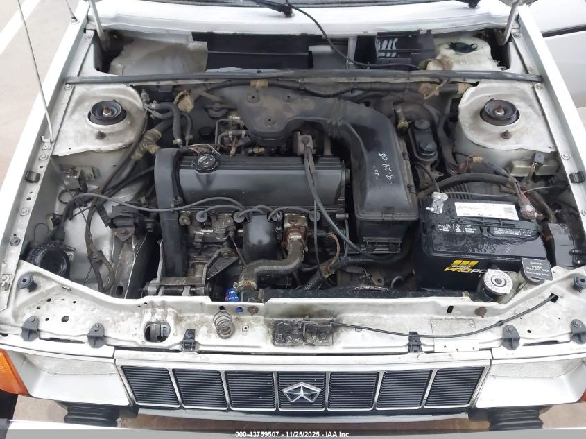 1988 Plymouth Horizon Expo VIN: 1P3BM18D1JY137736 Lot: 43759507