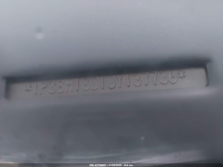 1988 Plymouth Horizon Expo VIN: 1P3BM18D1JY137736 Lot: 43759507