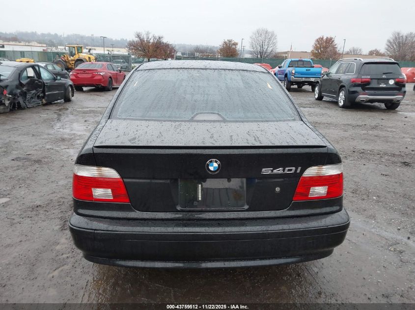 2001 BMW 540I VIN: WBADN53461GC96973 Lot: 43759512