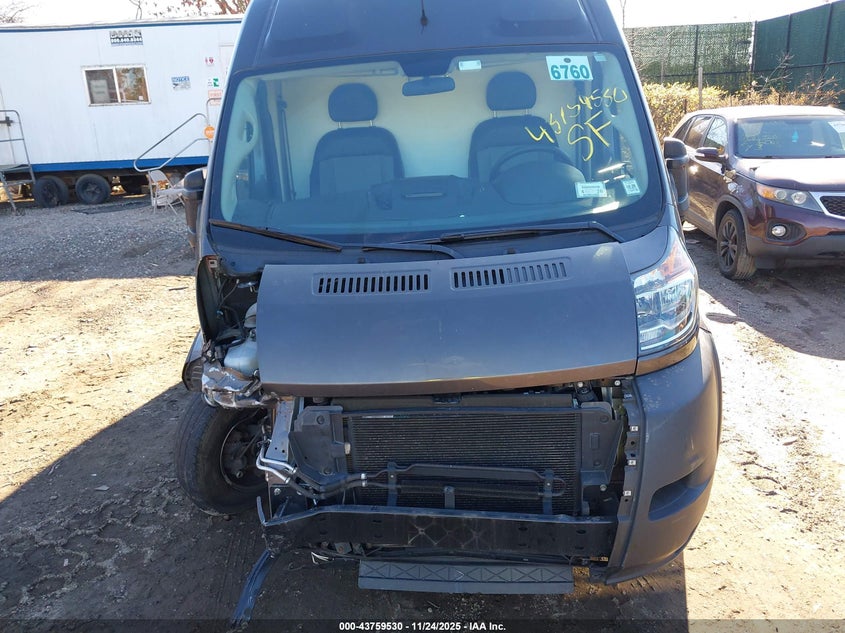 2021 Ram Promaster 3500 High Roof 136 Wb VIN: 3C6MRVXGXME582314 Lot: 43759530