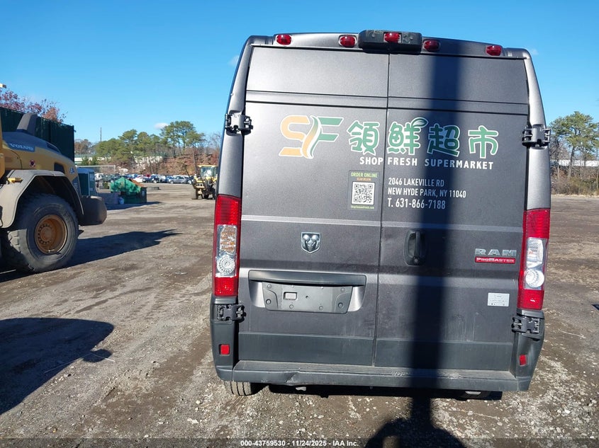 2021 Ram Promaster 3500 High Roof 136 Wb VIN: 3C6MRVXGXME582314 Lot: 43759530