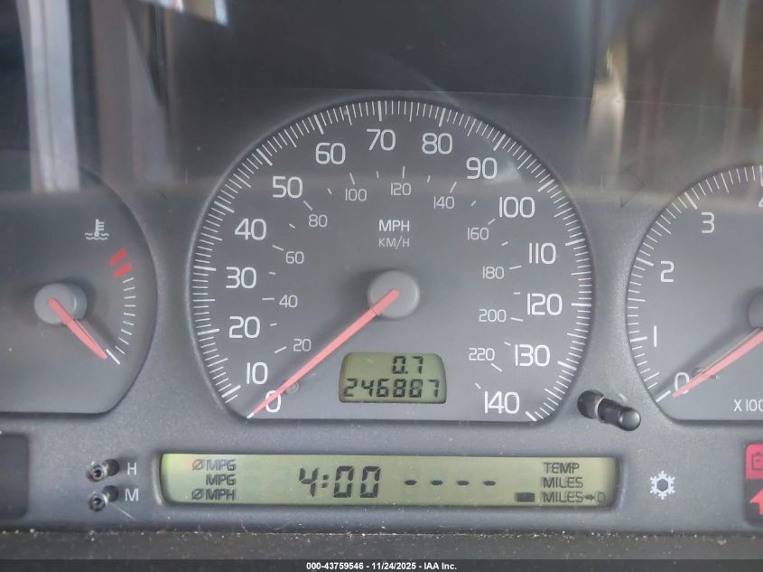 2000 Volvo S70 Se VIN: YV1LS61J1Y2662567 Lot: 43759546