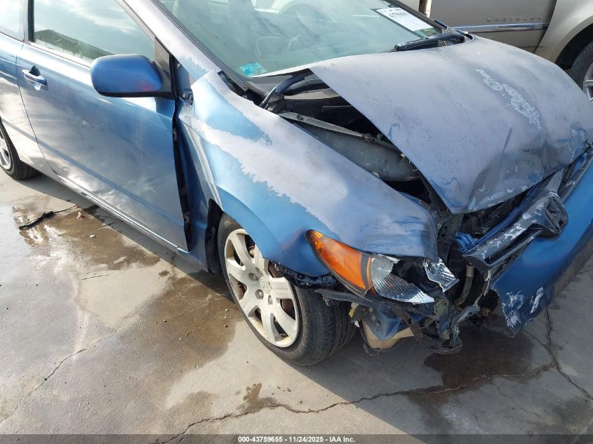 2007 Honda Civic Lx VIN: 2HGFG12667H503410 Lot: 43759655