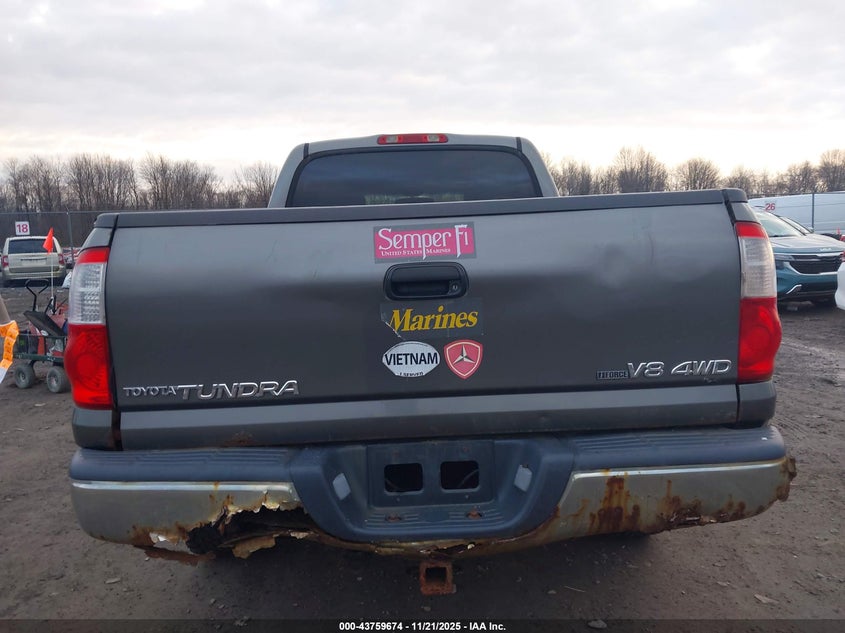 2005 Toyota Tundra Sr5 V8 VIN: 5TBBT44175S487293 Lot: 43759674