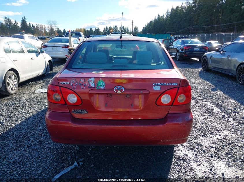 2006 Toyota Corolla Ce/Le/S VIN: 1NXBR32E66Z761735 Lot: 43759705