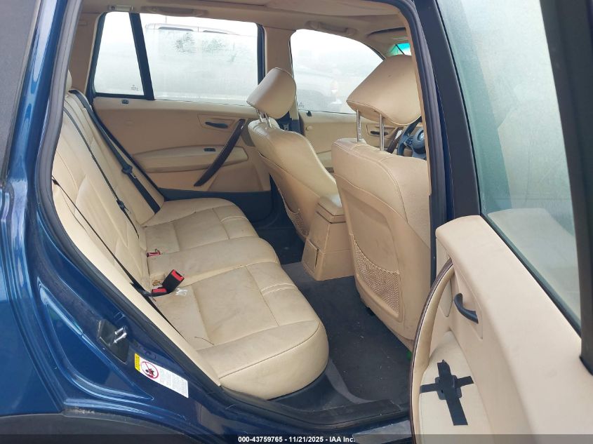 2004 BMW X3 3.0I VIN: WBXPA93404WA65454 Lot: 43759765