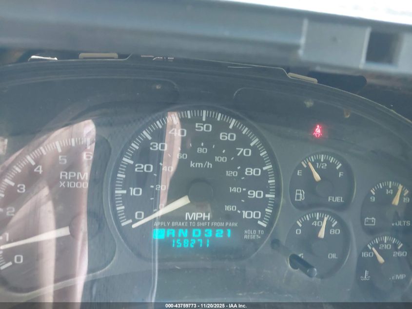 2001 Chevrolet Tahoe Ls VIN: 1GNEK13T01R221047 Lot: 43759773