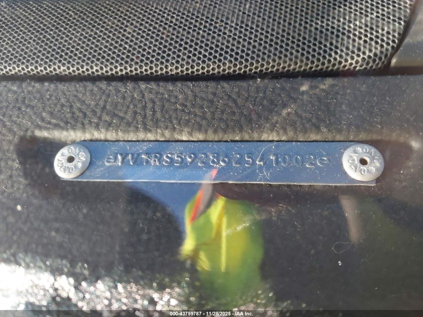 2006 Volvo S60 2.5T VIN: YV1RS592862541002 Lot: 43759787