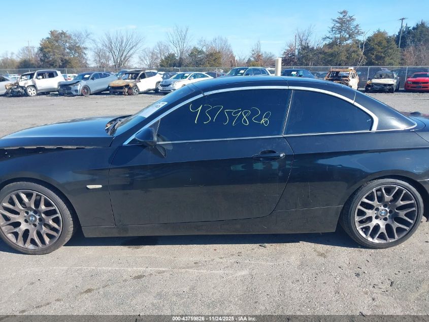 2007 BMW 328I VIN: WBAWR33557PX79807 Lot: 43759826