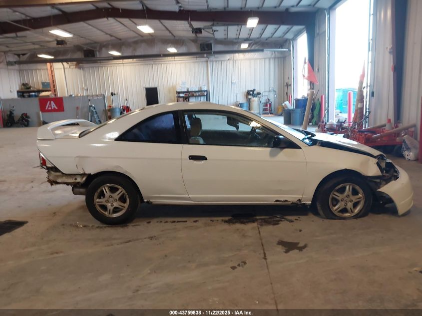 2001 Honda Civic Lx VIN: 1HGEM22521L066873 Lot: 43759838