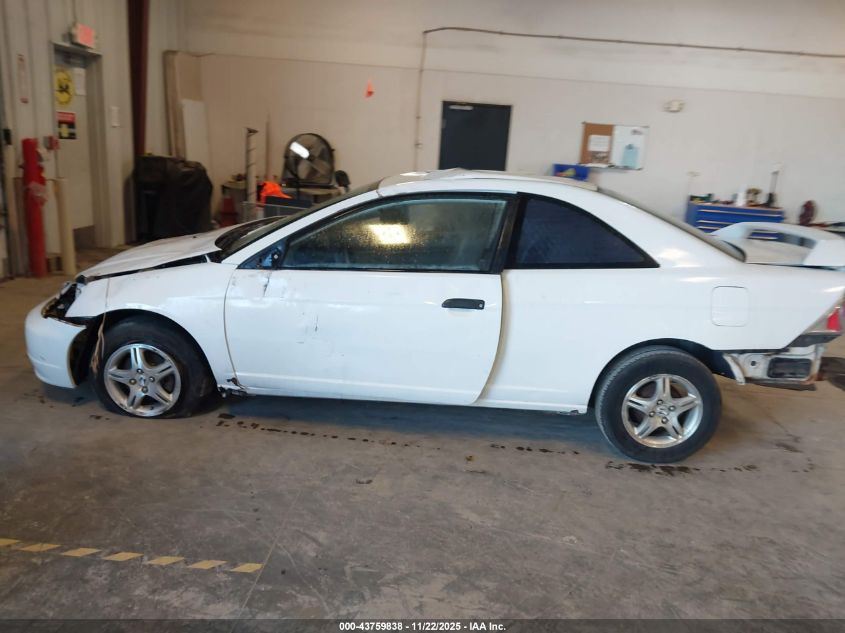 2001 Honda Civic Lx VIN: 1HGEM22521L066873 Lot: 43759838