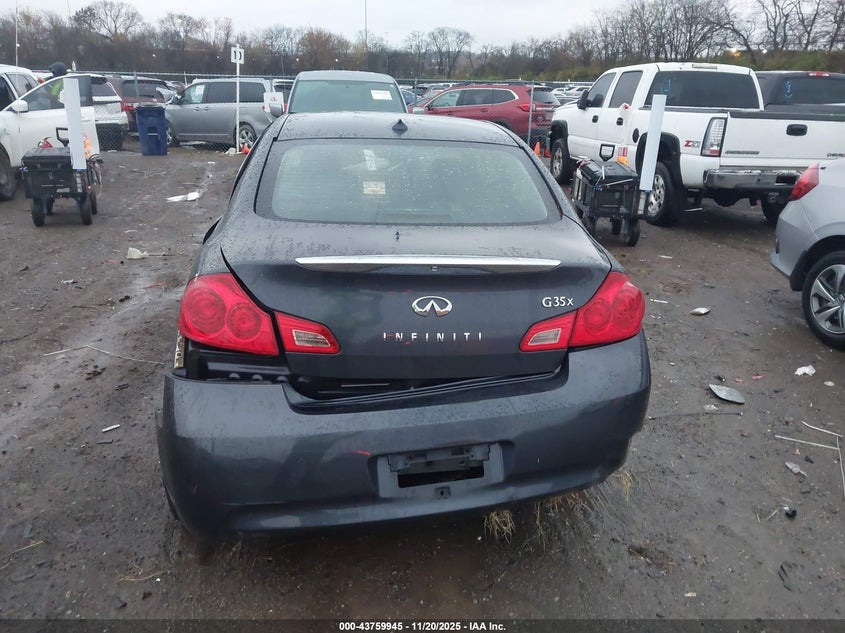 2008 Infiniti G35X VIN: JNKBV61F58M277357 Lot: 43759945