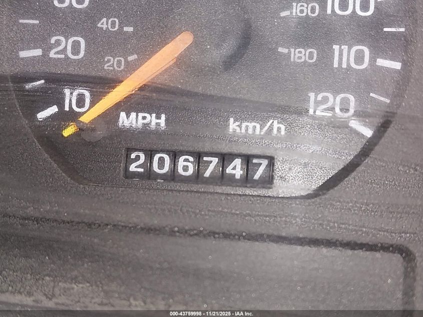 1997 Ford Mustang VIN: 1FALP4045VF110894 Lot: 43759998