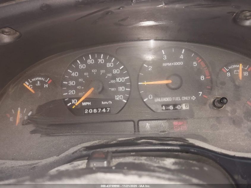 1997 Ford Mustang VIN: 1FALP4045VF110894 Lot: 43759998