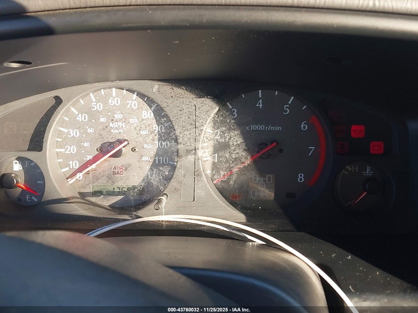 1999 Infiniti Qx4 Luxury VIN: JNRAR07Y9XW070125 Lot: 43760032