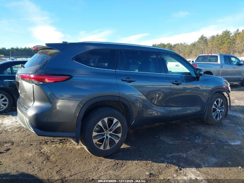 2021 Toyota Highlander Xle VIN: 5TDHZRBH2MS557155 Lot: 43760059