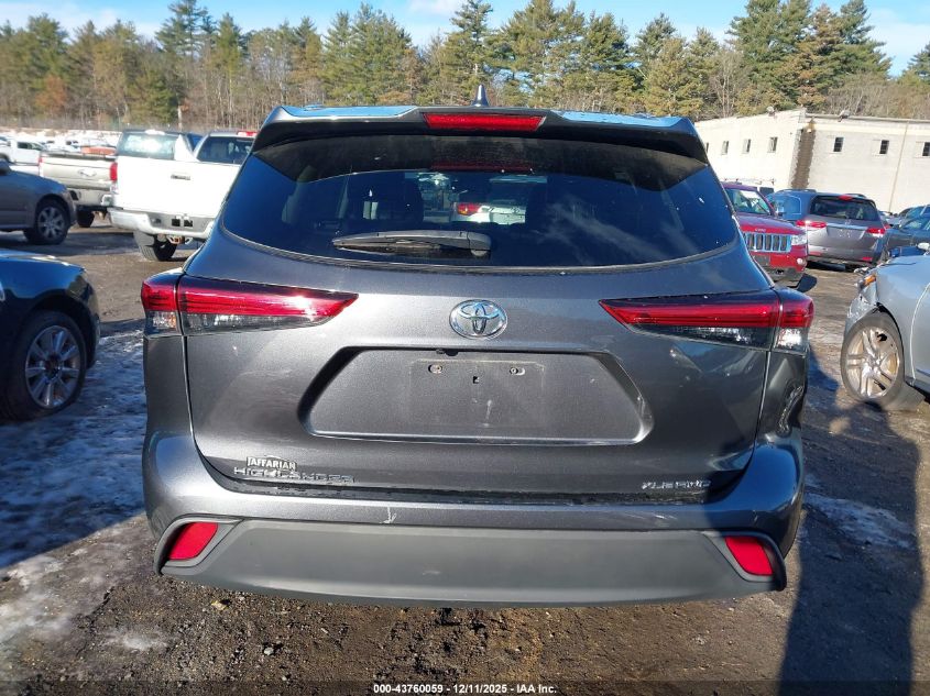 2021 Toyota Highlander Xle VIN: 5TDHZRBH2MS557155 Lot: 43760059