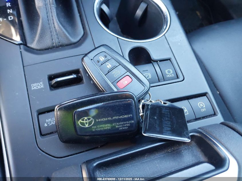 2021 Toyota Highlander Xle VIN: 5TDHZRBH2MS557155 Lot: 43760059