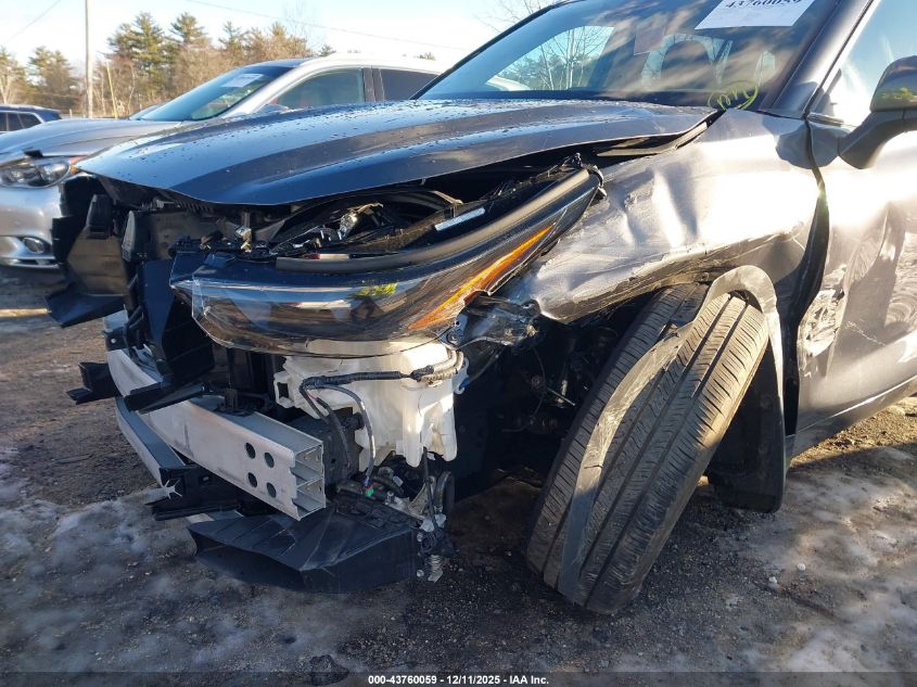 2021 Toyota Highlander Xle VIN: 5TDHZRBH2MS557155 Lot: 43760059