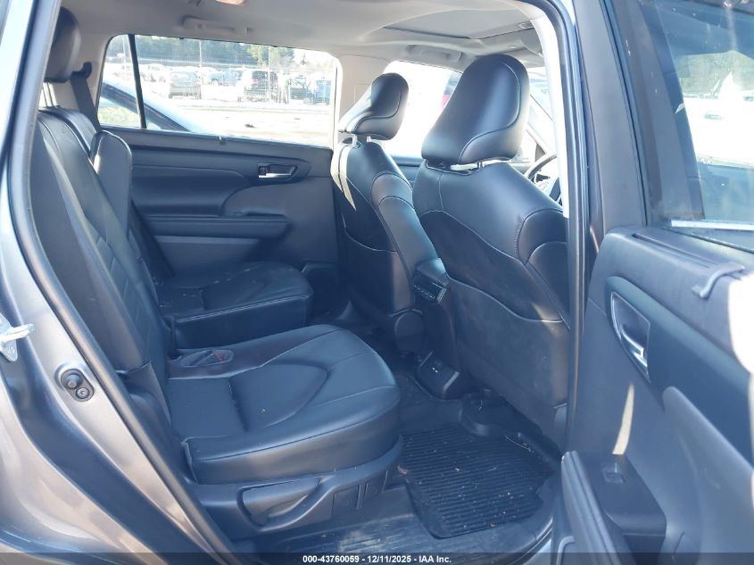 2021 Toyota Highlander Xle VIN: 5TDHZRBH2MS557155 Lot: 43760059