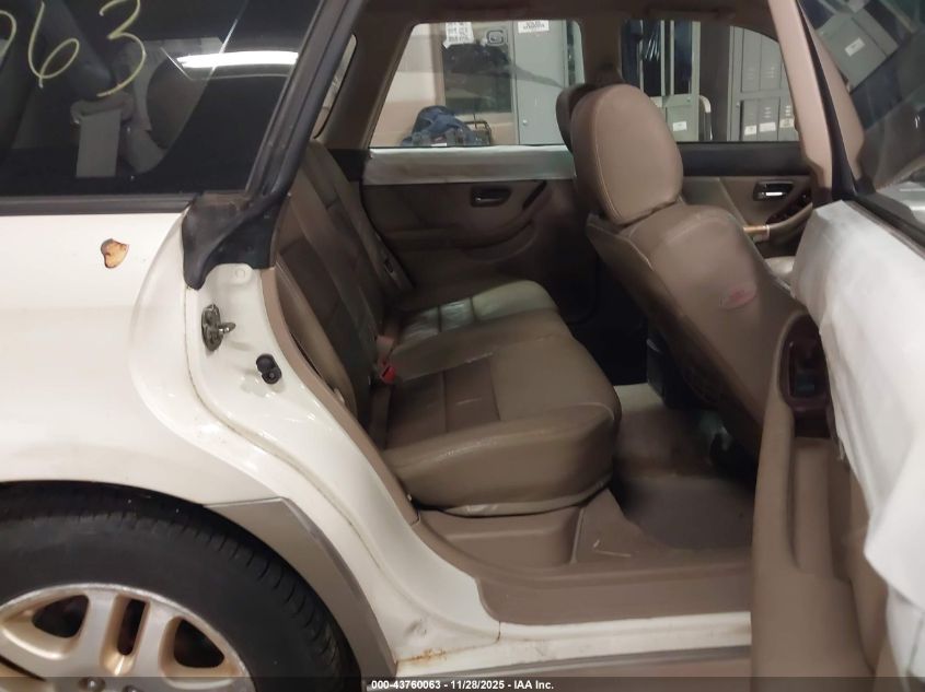 2002 Subaru Outback H6-3.0 L.l. Bean Edition VIN: 4S3BH806127612139 Lot: 43760063