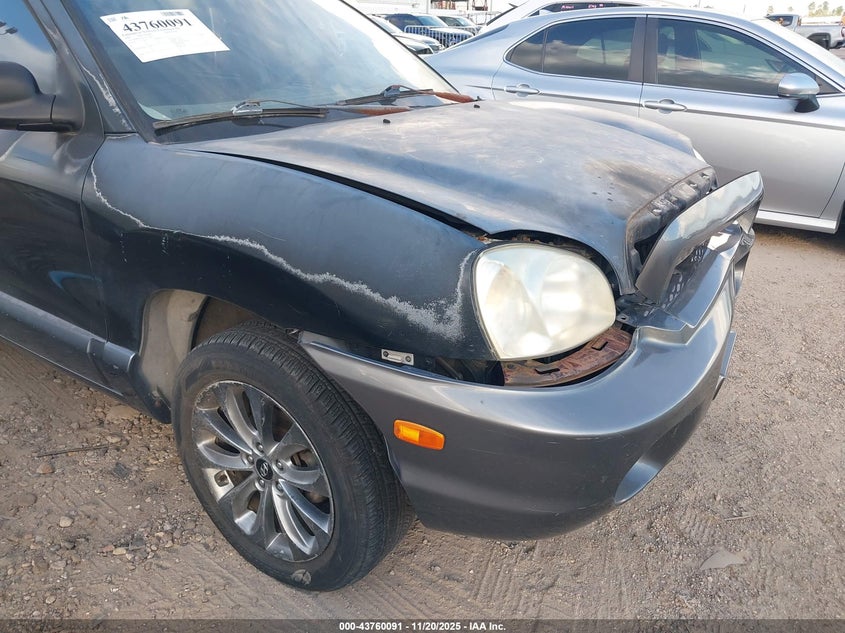 2001 Hyundai Santa Fe 2.7L V6 Gls/2.7L V6 Lx VIN: KM8SC83D11U126953 Lot: 43760091