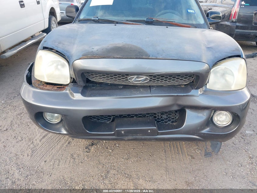 2001 Hyundai Santa Fe 2.7L V6 Gls/2.7L V6 Lx VIN: KM8SC83D11U126953 Lot: 43760091