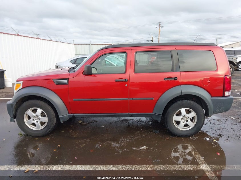 2007 Dodge Nitro Sxt VIN: 1D8GU28KX7W550562 Lot: 43760134