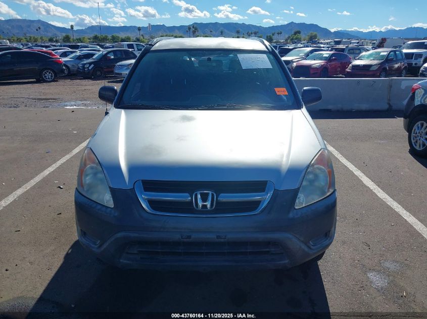 2002 Honda Cr-V Lx VIN: JHLRD78442C049007 Lot: 43760164