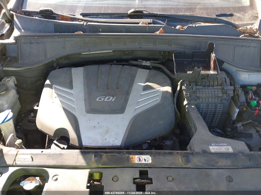 2015 Hyundai Santa Fe Limited VIN: KM8SR4HF9FU092074 Lot: 43760205