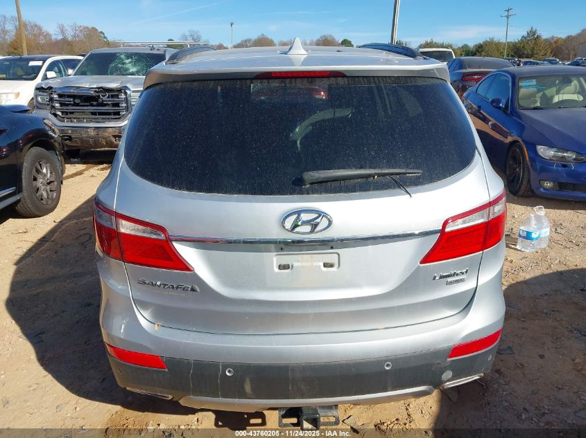 2015 Hyundai Santa Fe Limited VIN: KM8SR4HF9FU092074 Lot: 43760205