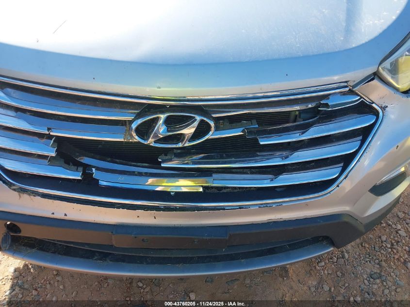 2015 Hyundai Santa Fe Limited VIN: KM8SR4HF9FU092074 Lot: 43760205