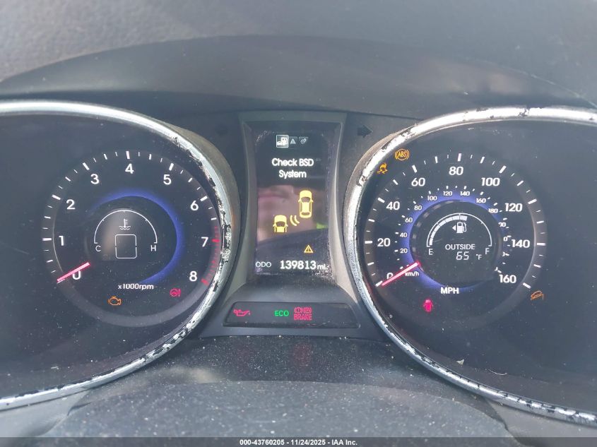 2015 Hyundai Santa Fe Limited VIN: KM8SR4HF9FU092074 Lot: 43760205