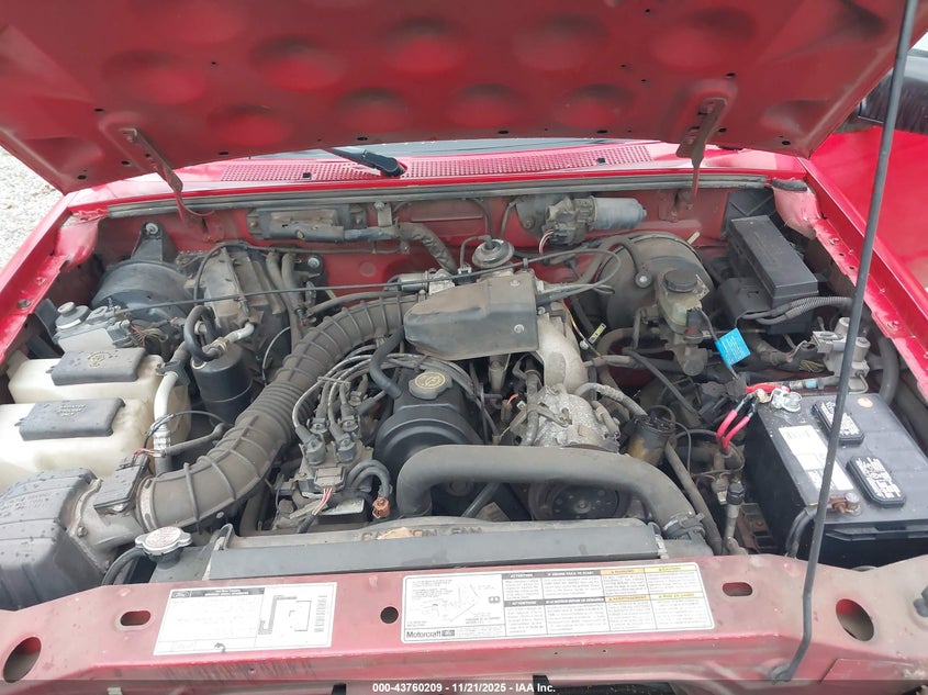 2000 Ford Ranger Xl/Xlt VIN: 1FTYR10CXYPB78834 Lot: 43760209