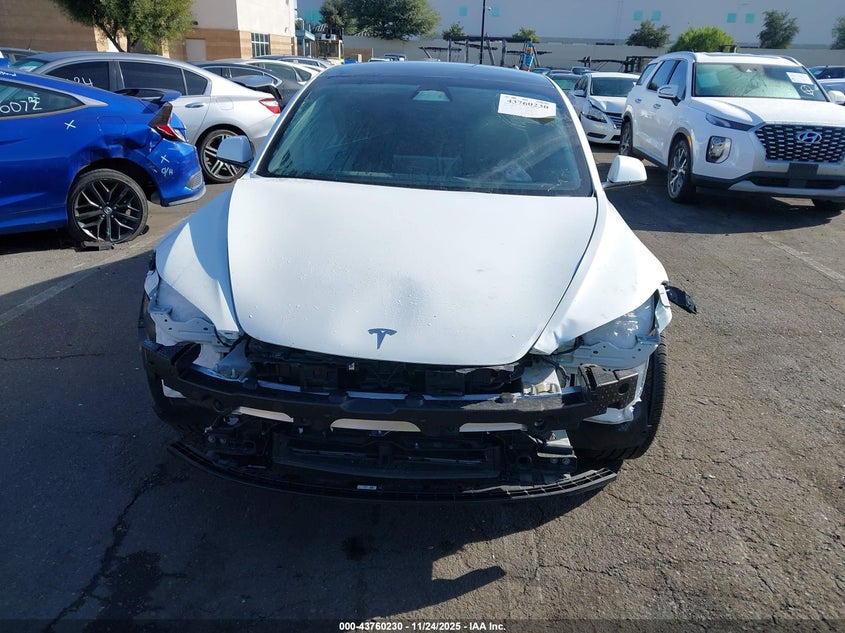 2024 Tesla Model 3 Long Range Dual Motor All-Wheel Drive/Rear-Wheel Drive VIN: 5YJ3E1EA6RF751091 Lot: 43760230